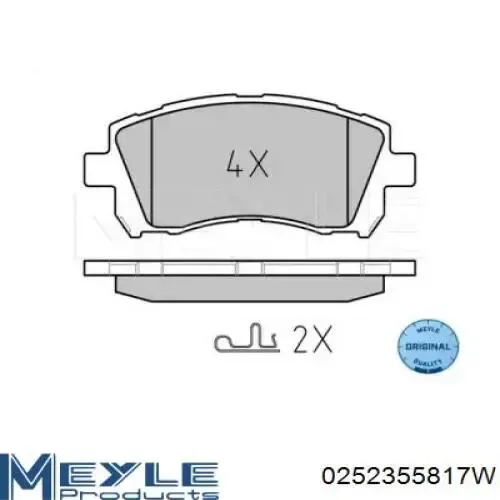 Купить 26296AE140 Subaru Колодки тормозные