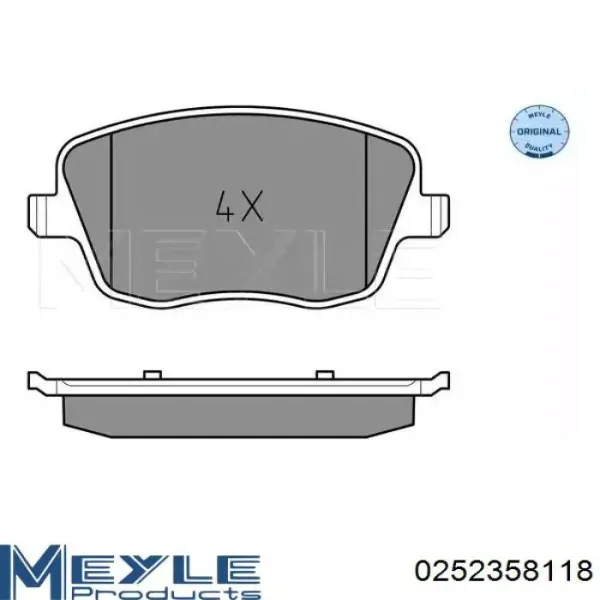 Передние тормозные колодки D520E Dafmi