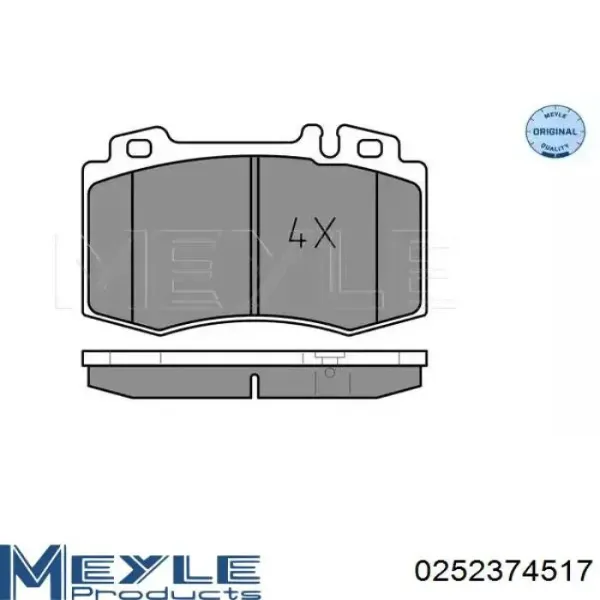 Передние тормозные колодки 986494576 Bosch