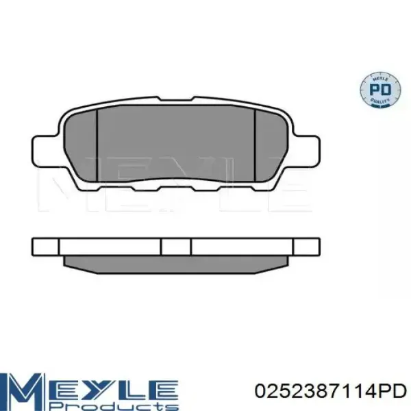 Задние тормозные колодки RP3507 Raiso