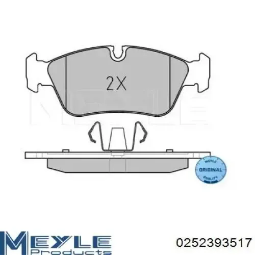 Передние тормозные колодки 986495276 Bosch