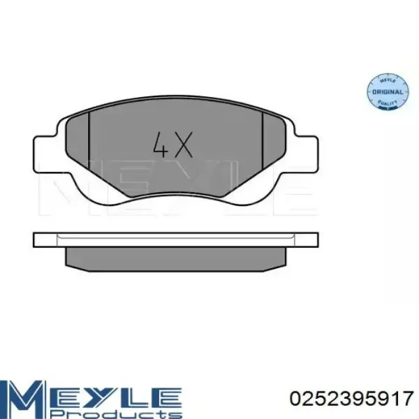 Передние тормозные колодки BP1505 HPX