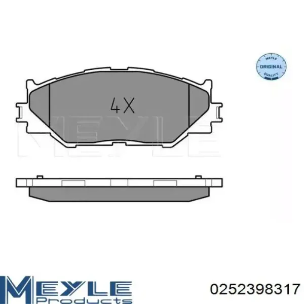 Передние тормозные колодки GK1088 CTR