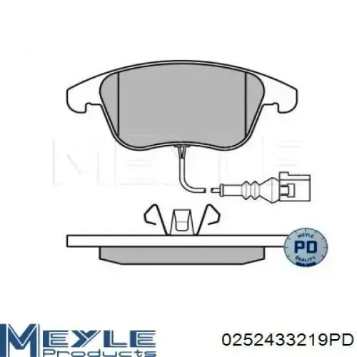 Передние тормозные колодки 161375 Power Stop
