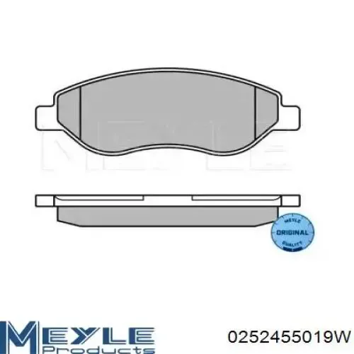 Передние тормозные колодки 986494345 Bosch