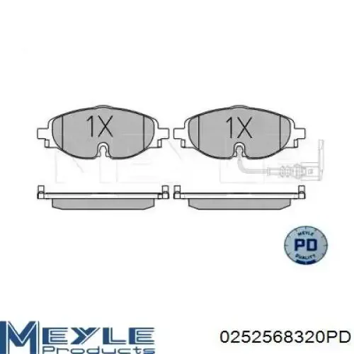 Купить 0252568320PD Meyle Колодки тормозные