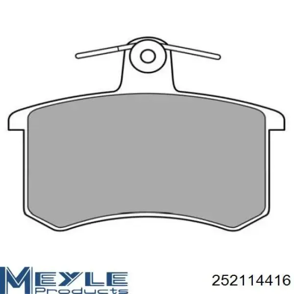 Задние тормозные колодки RD21144STD Rider