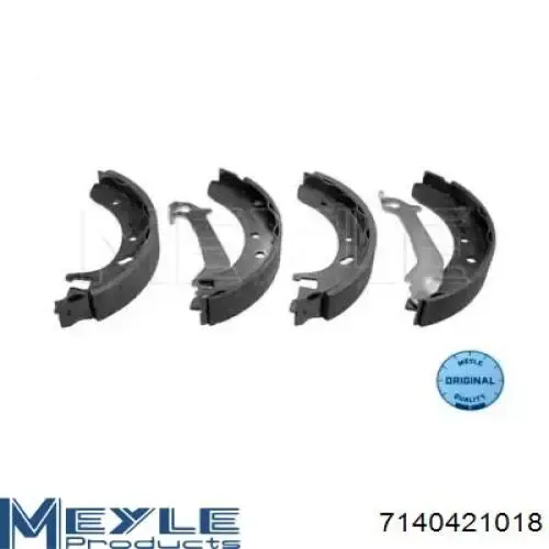 Задние барабанные колодки BC07140 Starline