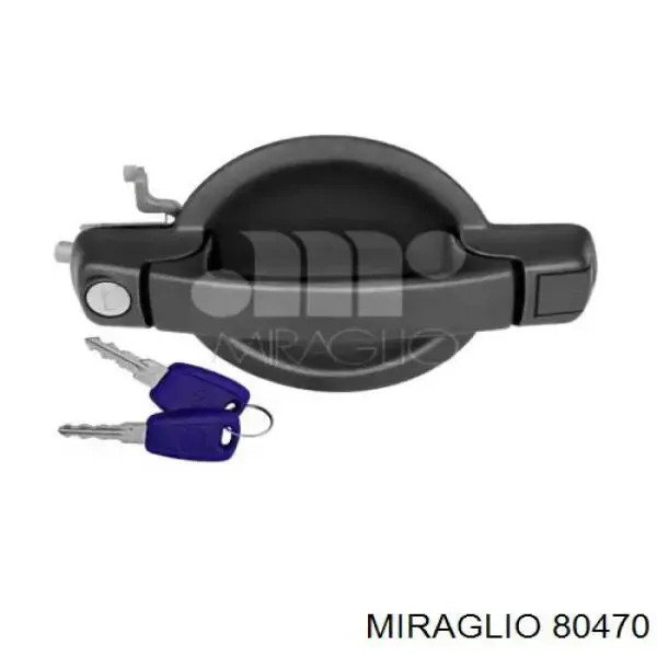 Ручка двери передней наружная правая MG80470 Miraglio