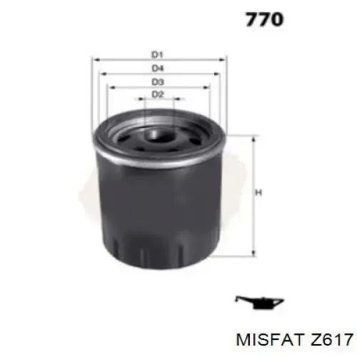 Корпус масляного фильтра Z617 Misfat