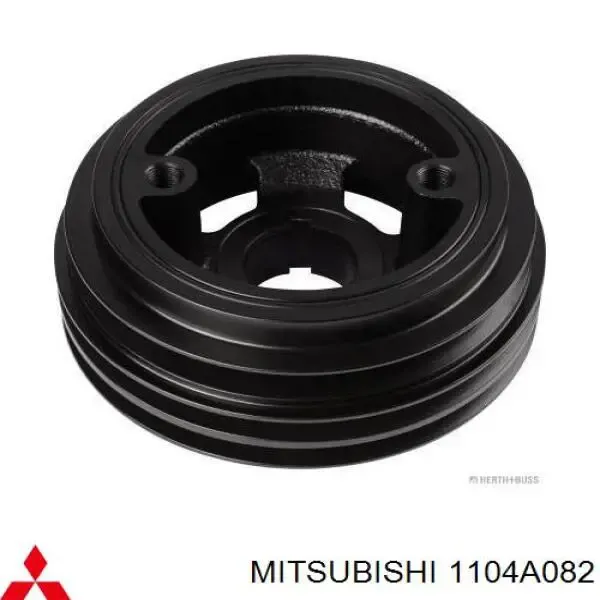 Шкив коленвала 1104A082 Mitsubishi