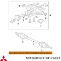 Пыльник ШРУСа передней полуоси внутренний правый MITSUBISHI 3817A021