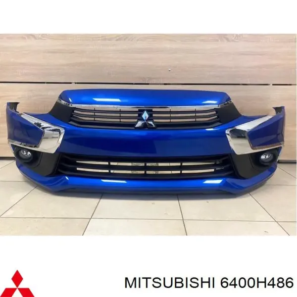 Передний бампер 6400H486 Mitsubishi