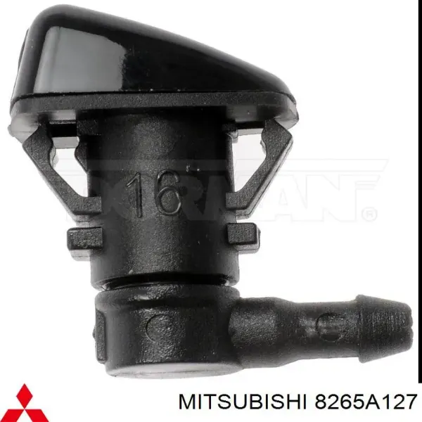 Форсунка омывателя стекла лобового левая 8265A127 Mitsubishi
