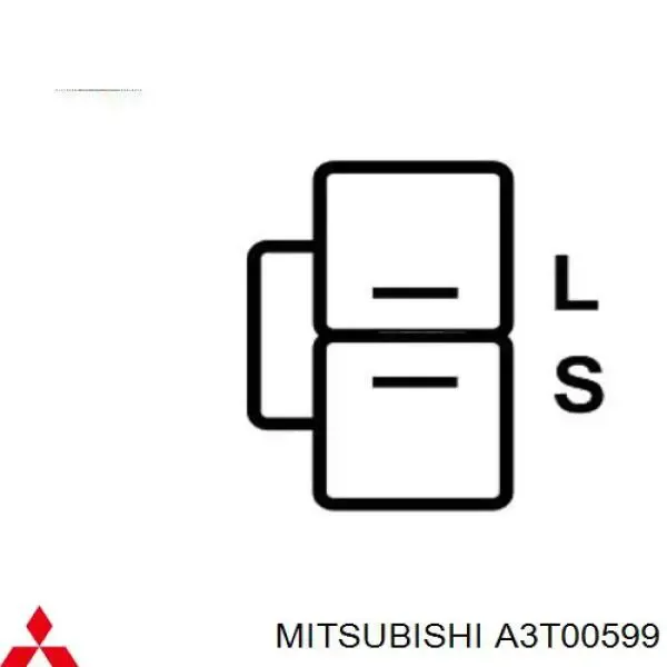 Автомобильный генератор Mitsubishi A3T00599 цена, от