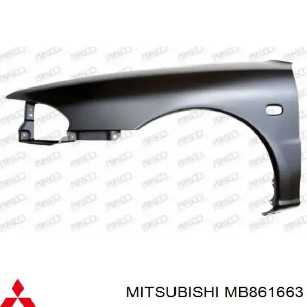 Крыло переднее левое Mitsubishi Lancer V седан (CB, CD, CE) (1991 - 1996) цена, от
