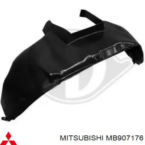 Подкрыльник переднего крыла, правый на Mitsubishi Lancer V CB, CD, CE