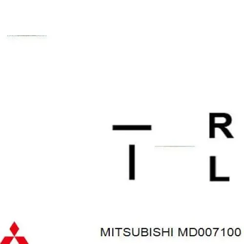 Автомобильный генератор Mitsubishi MD007100 цена, от