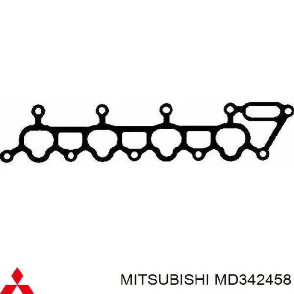 Прокладка впускного коллектора MD342458 Mitsubishi