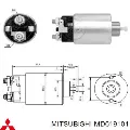 Втягивающее реле стартера MITSUBISHI MD619101