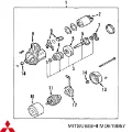 Бендикс стартера Mitsubishi Outlander CWW