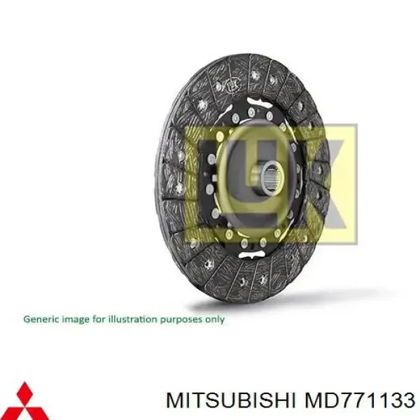 Диск сцепления MD771133 Mitsubishi