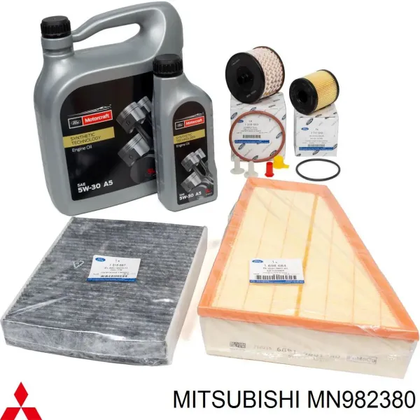 Масляный фильтр MN982380 Mitsubishi