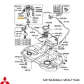 Элемент-турбинка топливного насоса Mitsubishi Lancer CSA