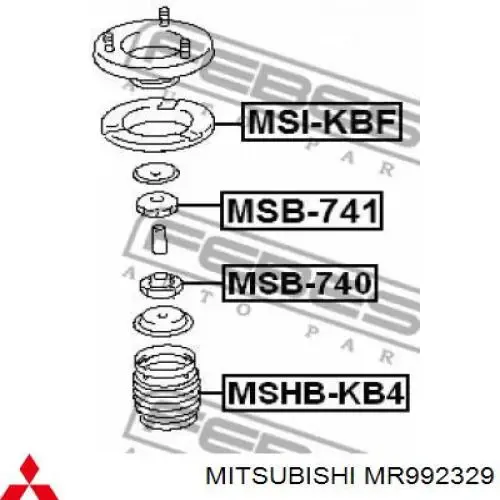 Втулка штока амортизатора переднего MT0308 Polycraft