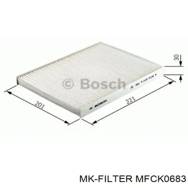 Фильтр воздушный отопителя MK Filter MFCK0683 цена, от