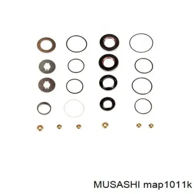Ремкомплект рулевой рейки (механизма), (ком-кт уплотнений) MUSASHI MAP1011K