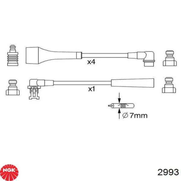 Купить 1038054SX Stellox Провода высокого напряжения
