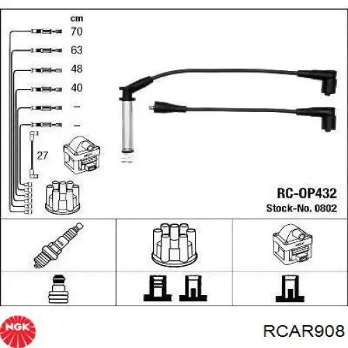 Высоковольтные провода RCAR908 NGK