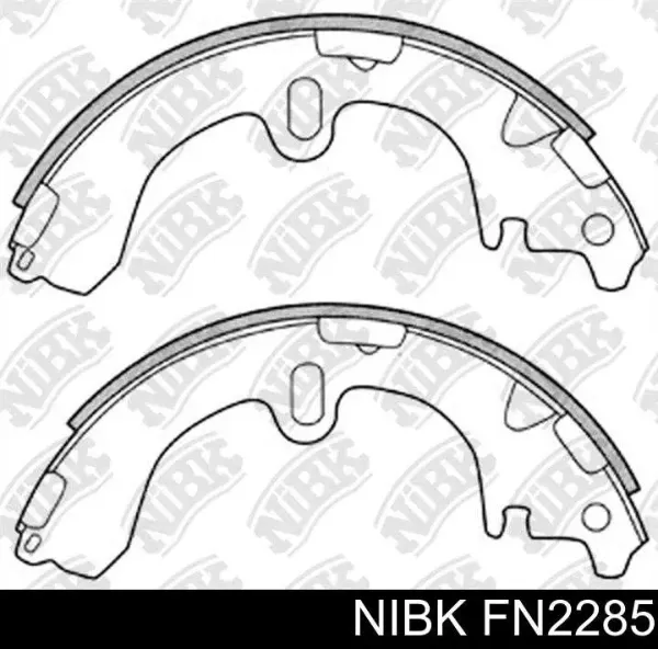 Задние барабанные колодки FN2285 Nibk