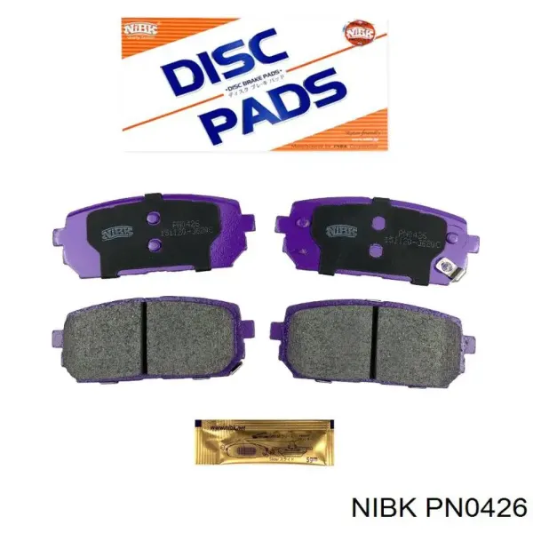 Задние тормозные колодки PN0426 Nibk