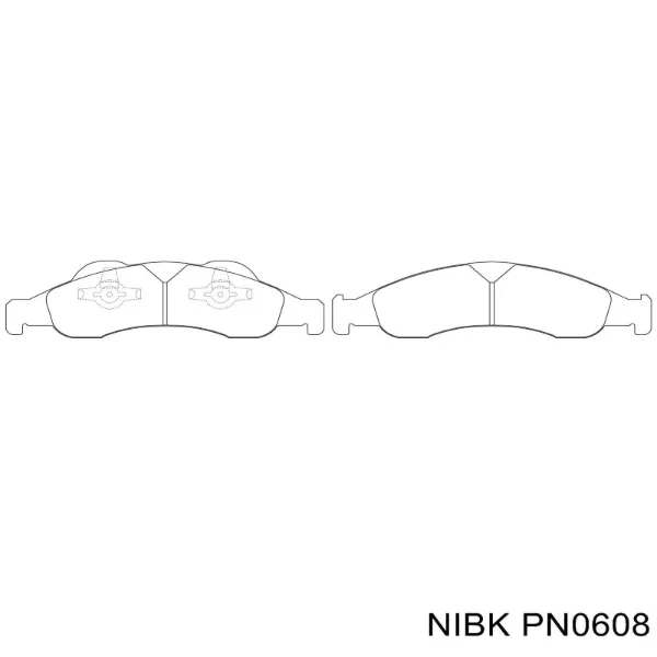Передние тормозные колодки MKD1278 Jurid/Bendix