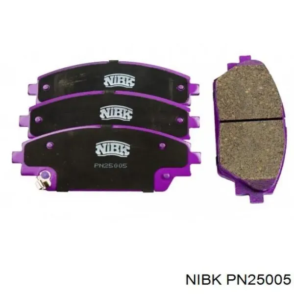 Передние тормозные колодки PN25005 Nibk