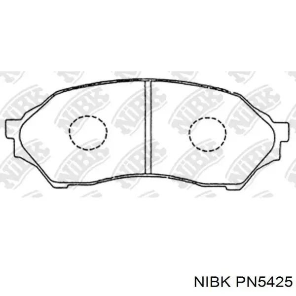 Передние тормозные колодки PN5425 Nibk