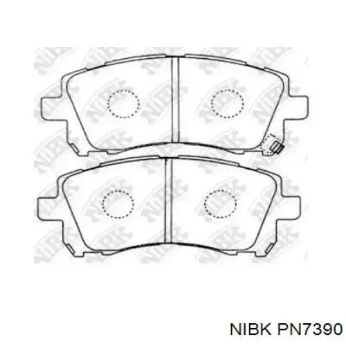 Купить PN7390 Nibk Колодки тормозные