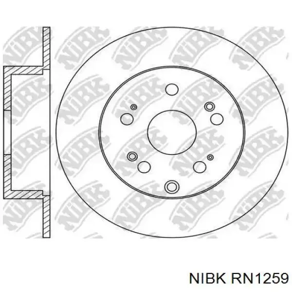 Тормозные диски RN1259 Nibk