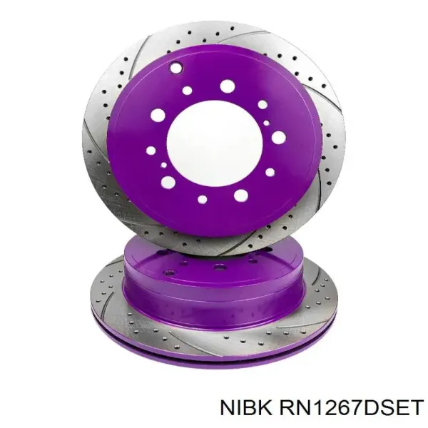 Тормозные диски RN1267DSET Nibk