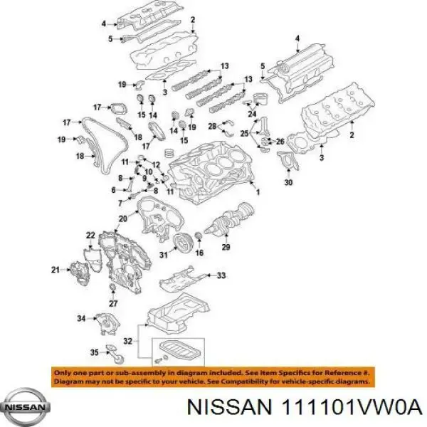 111101VW0A Nissan/Infiniti
