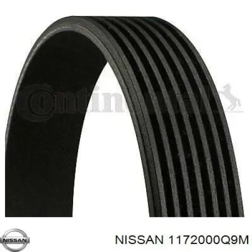 Ремень генератора 1172000Q9M Nissan/Infiniti