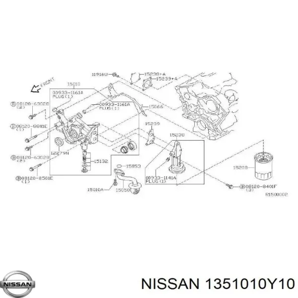 Сальник коленвала N11081 Japan Cars