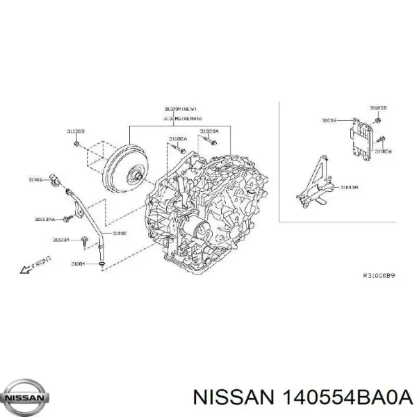  140554BA0A Nissan/Infiniti