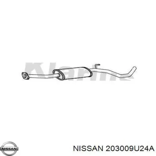 Центральная часть глушителя 203009U24A Nissan/Infiniti