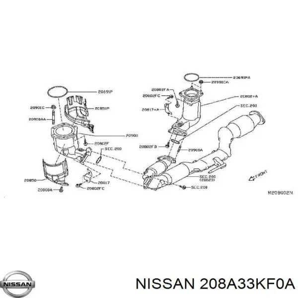 208A33KF0A Nissan/Infiniti
