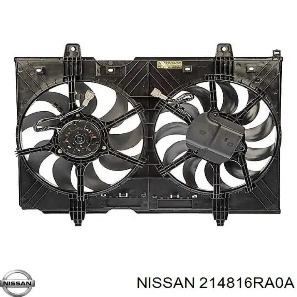 Диффузор вентилятора в сборе с мотором и крыльчаткой 214816RA0A Nissan/Infiniti