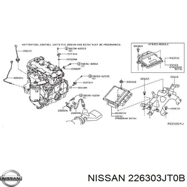  226303JT0B Nissan/Infiniti