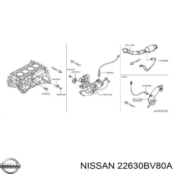  22630BV80A Nissan/Infiniti
